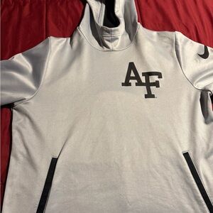 Nike Gray Hoodie with Black Accents